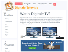 Tablet Screenshot of digitaletv.nl